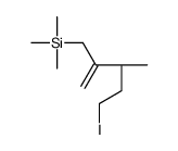 [(3S)-5-iodo-3-methyl-2-methylidenepentyl]-trimethylsilane Structure