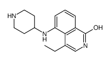 4-ethyl-5-(piperidin-4-ylamino)-2H-isoquinolin-1-one Structure