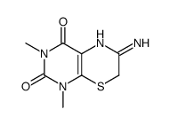 6-Amino-1,3-dimethyl-7H-pyrimido[4,5-b][1,4]thiazine-2,4(1H,3H)-dione结构式