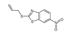 6-nitro-2-prop-2-enylsulfanyl-1,3-benzothiazole Structure