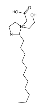 1-(carboxymethyl)-4,5-dihydro-1-(2-hydroxyethyl)-2-undecyl-1H-imidazolium Structure