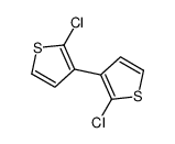 2-chloro-3-(2-chlorothiophen-3-yl)thiophene结构式