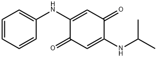 2,5-Cyclohexadiene-1,4-dione, 2-[(1-methylethyl)amino]-5-(phenylamino)-结构式