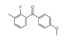 (2-fluoro-3-methylphenyl)-(4-methoxyphenyl)methanone结构式