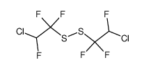 1,1,1',1',2,2'-Hexafluor-2,2'-dichlor-diaethyldisulfid Structure