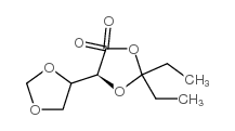 [4,4-Bi-1,3-dioxolane]-5,5-dione,2,2-diethyl-,(2S,2S,4S,4S)-(9CI)结构式