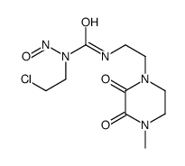 1-(2-chloroethyl)-3-[2-(4-methyl-2,3-dioxopiperazin-1-yl)ethyl]-1-nitrosourea Structure