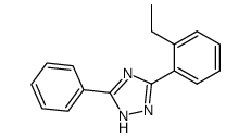 3-(2-Ethylphenyl)-5-phenyl-1H-1,2,4-triazole结构式