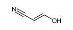 (E)-3-hydroxypropenenitrile Structure