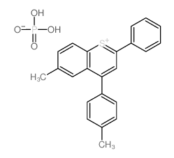 6-methyl-4-(4-methylphenyl)-2-phenyl-thiochromene Structure