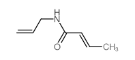 Crotonamide, N-allyl- Structure