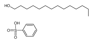 benzenesulfonic acid,tetradecan-1-ol Structure