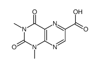 1,3-dimethyl-2,4-dioxopteridine-6-carboxylic acid Structure