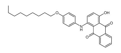 1-hydroxy-4-[[4-(nonyloxy)phenyl]amino]anthraquinone structure