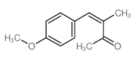 (E)-4-(4-methoxyphenyl)-3-methyl-but-3-en-2-one结构式