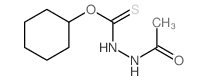 Acetic acid,2-[(cyclohexyloxy)thioxomethyl]hydrazide structure