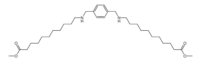 N,N'-bis(10-methoxycarbonyldecyl)-p-xylylenediamine Structure