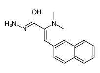 (E)-2-(dimethylamino)-3-naphthalen-2-ylprop-2-enehydrazide结构式