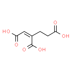 cis-Homoaconitic acid structure