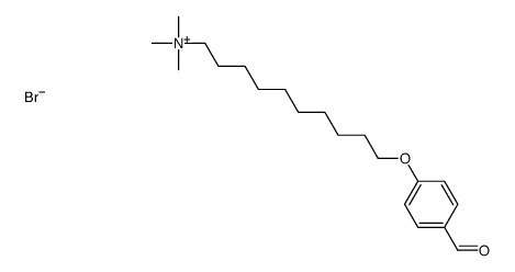 10-(4-formylphenoxy)decyl-trimethylazanium,bromide结构式