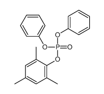 Phosphoric acid diphenyl 2,4,6-trimethylphenyl ester Structure