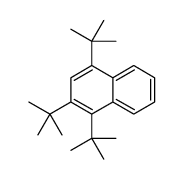 1,2,4-tritert-butylnaphthalene结构式