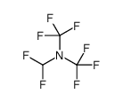 N-(difluoromethyl)-1,1,1-trifluoro-N-(trifluoromethyl)methanamine Structure