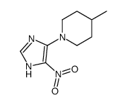 4-(4-Methylpiperidino)-5-nitro-1H-imidazole structure