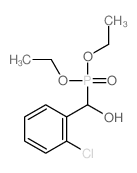 Phosphonic acid, [ (2-chlorophenyl)hydroxymethyl]-, diethyl ester Structure