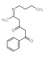 5-butylimino-1-phenyl-hexane-1,3-dione结构式