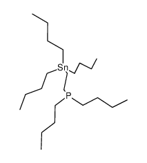 (2-di-n-butylphosphinoethyl)tributylstannane Structure