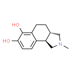 1H-Benz[e]isoindole-6,7-diol, 2,3,3a,4,5,9b-hexahydro-2-methyl-, trans- (9CI) Structure