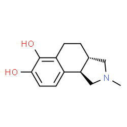 1H-Benz[e]isoindole-6,7-diol, 2,3,3a,4,5,9b-hexahydro-2-methyl-, trans- (9CI) structure