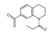 1-(7-nitro-3,4-dihydro-2H-quinolin-1-yl)propan-1-one结构式