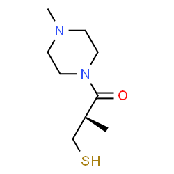Piperazine, 1-(3-mercapto-2-methyl-1-oxopropyl)-4-methyl-, (S)- (9CI) picture