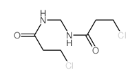 3-chloro-N-[(3-chloropropanoylamino)methyl]propanamide Structure