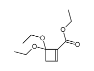 ethyl 4,4-diethoxycyclobutene-1-carboxylate Structure