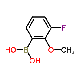 3-Fluoro-2-methoxyphenylboronic acid structure