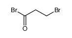 3-bromopropanoyl bromide Structure