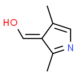 Methanol, (2,4-dimethyl-3H-pyrrol-3-ylidene)- (9CI) structure