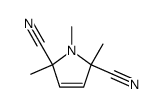 2,5-dicyano-1,2,5-trimethyl-3-pyrroline Structure