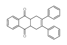 2,3-diphenyl-1,4,4a,9a-tetrahydroanthracene-9,10-dione Structure