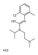 3-(2-Chloro-6-methylphenyl)-1-[2-(dimethylamino)ethyl]-1-isopropy lurea hydrochloride (1:1) Structure