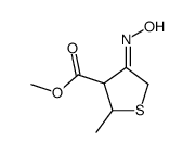 3-Thiophenecarboxylicacid,tetrahydro-4-(hydroxyimino)-2-methyl-,methyl Structure