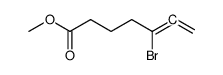 methyl 5-bromo-5,6-heptadienoate Structure