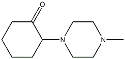 2-(4-Methylpiperazin-1-yl)cyclohexan-1-one Structure