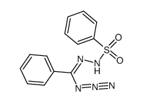 N-(phenylsulphonyl)benzohydrazonoyl azide Structure