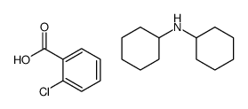 2-chlorobenzoic acid,N-cyclohexylcyclohexanamine结构式