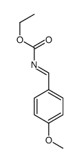 ethyl [(4-methoxyphenyl)methylene]-carbamate结构式