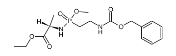 Cbz-Aep(OMe)-L-Ala-OEt结构式